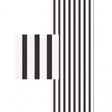 Akustický panel Universal Line Bílá na bílé HDF 400 x 400 x 21 mm