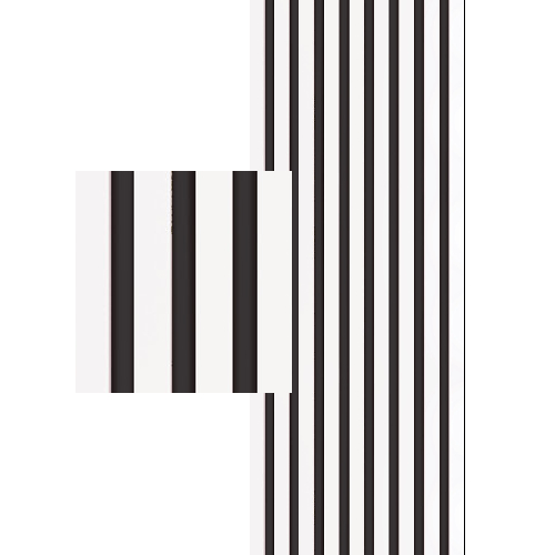 Akustický panel Universal Line Bílá na šedém filcu 800 x 400 x 21 mm