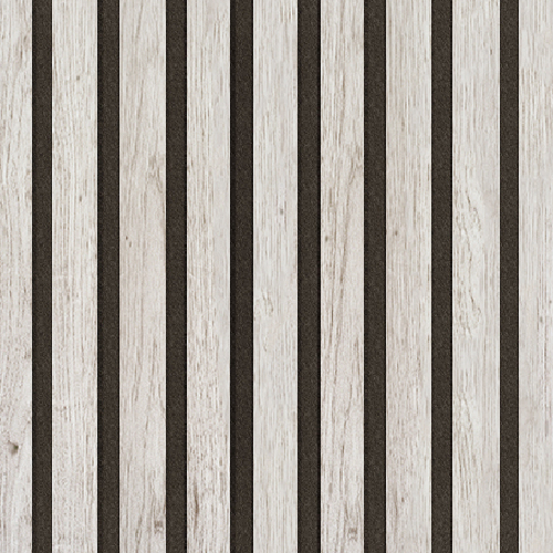 Akustický panel Design line Folie Dub elegantný na šedom filci 400 x 400 x 21 mm