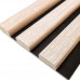 Akustický panel Design line Folie Borovice bělená na černé HDF 2600 x 400 x 21 mm