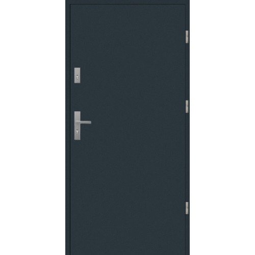 Stahl-Haustür AluDoor 72mm Massiv Anthrazit