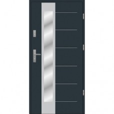 Stahl-Haustür AluDoor 72mm T41 C Anthrazit