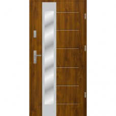 Stahl-Haustür AluDoor 72mm T41 C Golden Oak