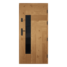Venkovní vchodové dřevěné dveře Deskové ESC-1