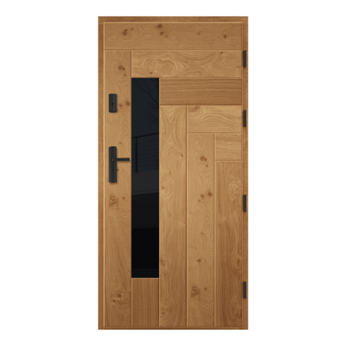 Vonkajšie vchodové drevené dvere Doskové ESC-1