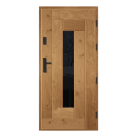 Vonkajšie vchodové drevené dvere Doskové ESC-2
