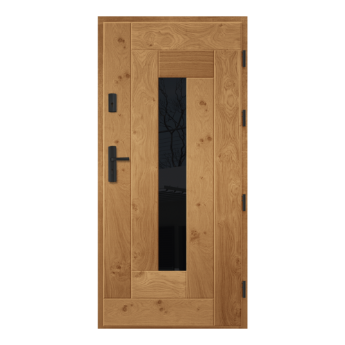 Vonkajšie vchodové drevené dvere Doskové ESC-2