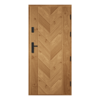 Vonkajšie vchodové drevené dvere Doskové ESC-3