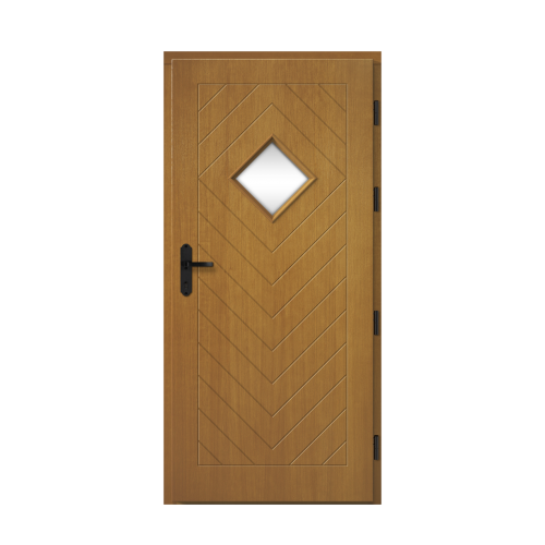 Vonkajšie vchodové drevené dvere Doskové FAV-11