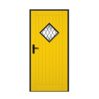 Vonkajšie vchodové drevené dvere Doskové FAV-14