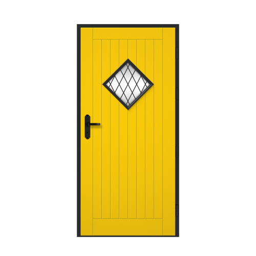 Vonkajšie vchodové drevené dvere Doskové FAV-14