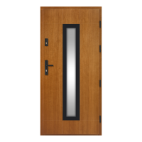 Venkovní vchodové dřevěné dveře Deskové FAV-15