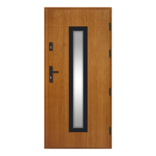 Vonkajšie vchodové drevené dvere Doskové FAV-15
