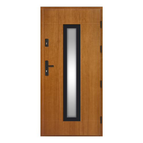 Venkovní vchodové dřevěné dveře Deskové FAV-15