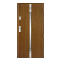 Venkovní vchodové dřevěné dveře FAV-16