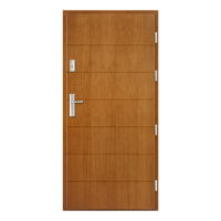 Venkovní vchodové dřevěné dveře Deskové FAV-22