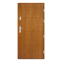 Venkovní vchodové dřevěné dveře Deskové FAV-23