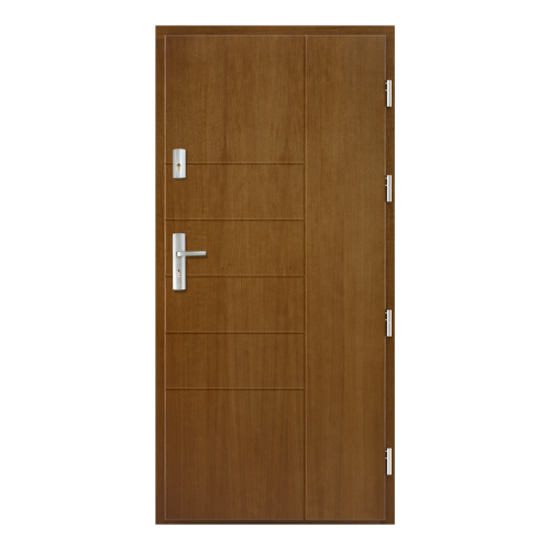 Venkovní vchodové dřevěné dveře Deskové FAV-27