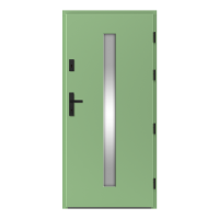Vonkajšie vchodové drevené dvere Doskové FAV-03