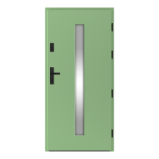 Venkovní vchodové dřevěné dveře Deskové FAV-03