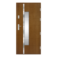 Venkovní vchodové dřevěné dveře Deskové FAV-39