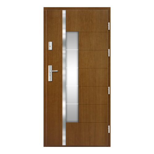 Vonkajšie vchodové drevené dvere Doskové FAV-39