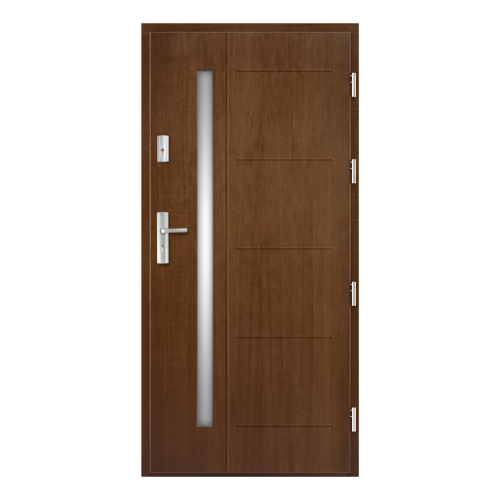 Venkovní vchodové dřevěné dveře Deskové FAV-04