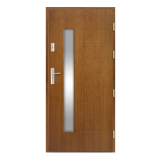 Venkovní vchodové dřevěné dveře Deskové FAV-44