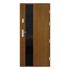 Venkovní vchodové dřevěné dveře Deskové FAV-46