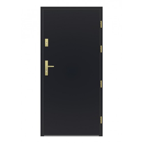 Vonkajšie vchodové drevené dvere Doskové FAV-06 - hladký povch bez štruktúry