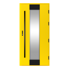 Venkovní vchodové dřevěné dveře Deskové FAV-85