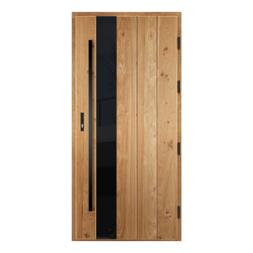 Vonkajšie vchodové drevené dvere Doskové FAV-104