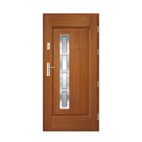 Venkovní vchodové dřevěné dveře Deskové Stol-36