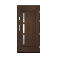 Venkovní vchodové dřevěné dveře Deskové Stol-42