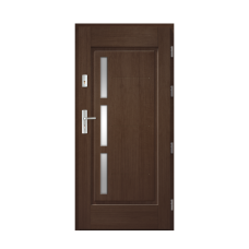 Venkovní vchodové dřevěné dveře Deskové Stol-42