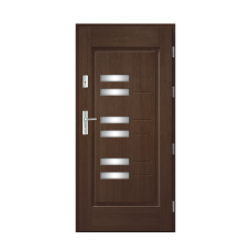 Venkovní vchodové dřevěné dveře Deskové Stol-43