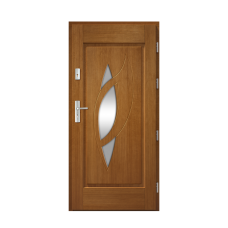 Venkovní vchodové dřevěné dveře Deskové Stol-45