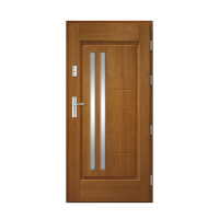 Venkovní vchodové dřevěné dveře Deskové Stol-51