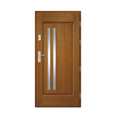 Venkovní vchodové dřevěné dveře Deskové Stol-51