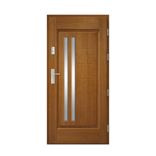 Venkovní vchodové dřevěné dveře Deskové Stol-51