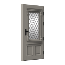 Venkovní vchodové dřevěné dveře Masivní Alice