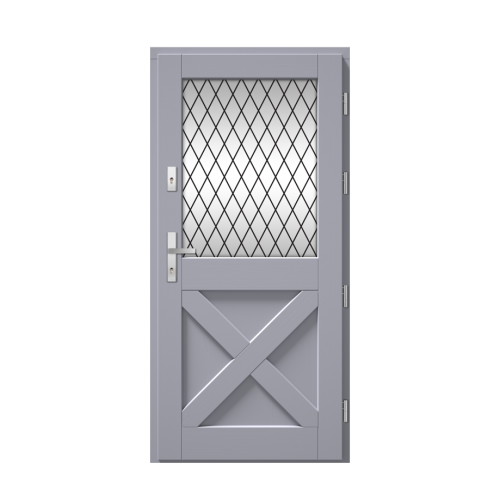 Venkovní vchodové dřevěné dveře Masivní Aurelia