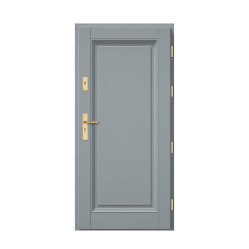 Vonkajšie vchodové drevené dvere Masívne Elen