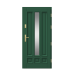 Vonkajšie vchodové drevené dvere Masívne Leon