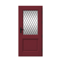 Vonkajšie vchodové drevené dvere Masívne Rosa