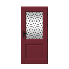 Venkovní vchodové dřevěné dveře Masivní Rosa