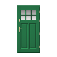 Vonkajšie vchodové drevené dvere Masívne Vesper