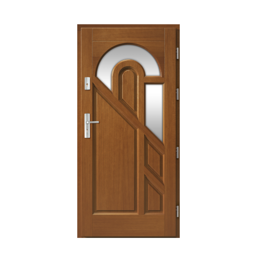 Venkovní vchodové dřevěné dveře Masivní Cuba