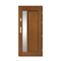 Venkovní vchodové dřevěné dveře Masivní Michal