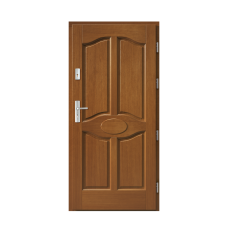 Venkovní vchodové dřevěné dveře Masivní Ryba